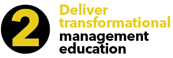 2. Deliver transformational management education