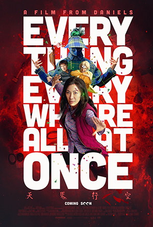 Movie poster for Everything Everywhere all at Once