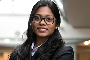 Krithika, MMA Class of 2020 student