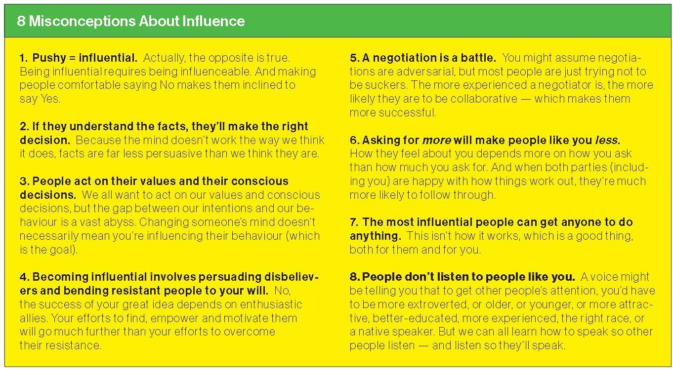 Eight Misconceptions About Influence